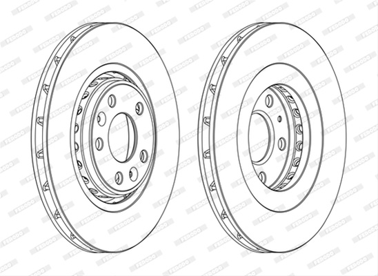 Set Discuri Frana Ferodo Renault DDF1727C