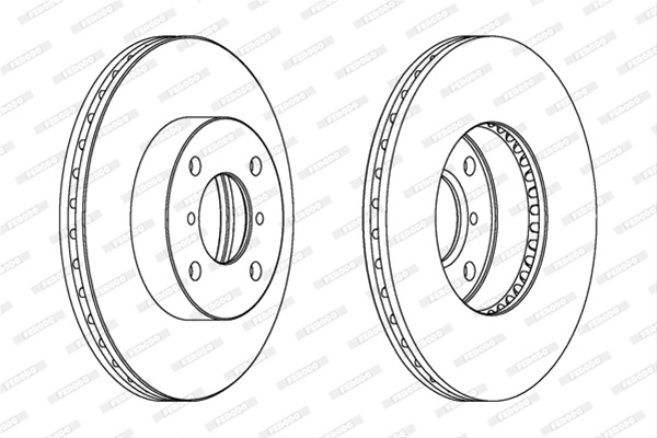 Set Discuri Frana Ferodo Suzuki DDF1396