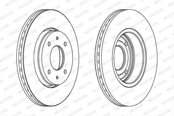 Set Discuri Frana Ferodo Volvo DDF1068