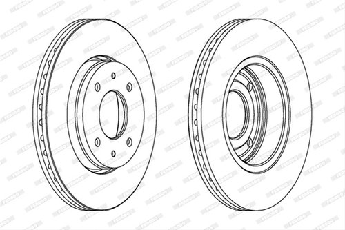 Set Discuri Frana Ferodo Volvo DDF1068