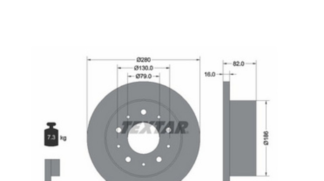 Set Discuri frana Peugeot Boxer / Citroen Jumper / Fiat Ducato 92116203 ( LICHIDARE DE STOC)