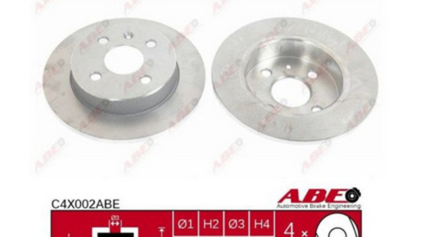 Set Discuri Opel Astra G / Astra H C4X002ABE ( LICHIDARE DE STOC)