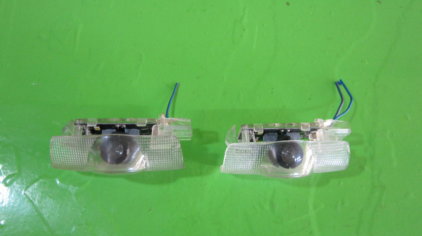 SET DOUA LAMPI PROECTARE LED / LOGO UNIVERSALE SUBARU FORESTER SH 4x4 FAB. 2008 - 2013 ⭐⭐⭐⭐⭐