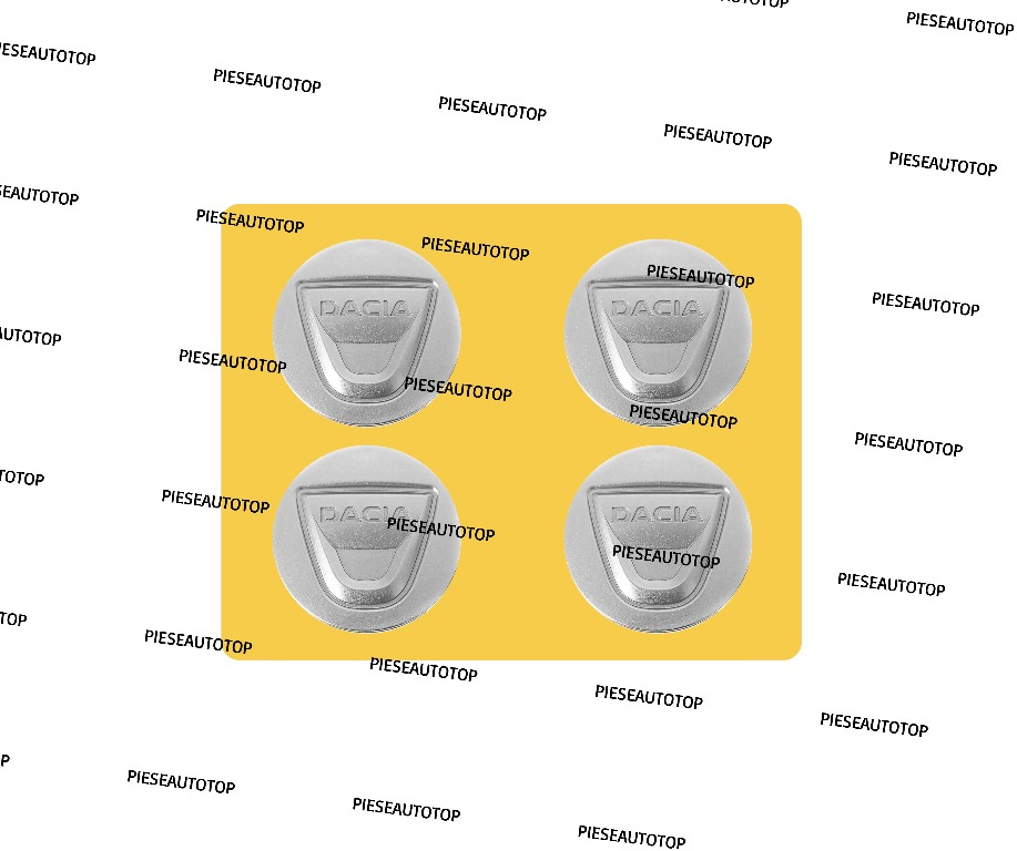 Set Emblema roata Dacia NOU 403156671R 403155753R 403154328R 403156758R