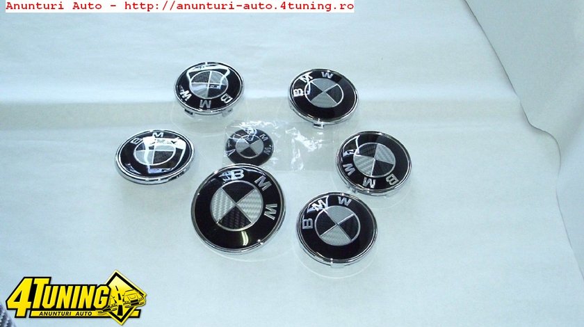 Set embleme BMW carbon Capota Portbagaj Volan Jante