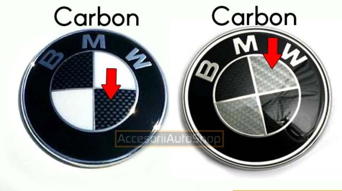 Set Embleme Carbon BMW E30 E36 E46 E39 E60 E90 X5 X6 etc