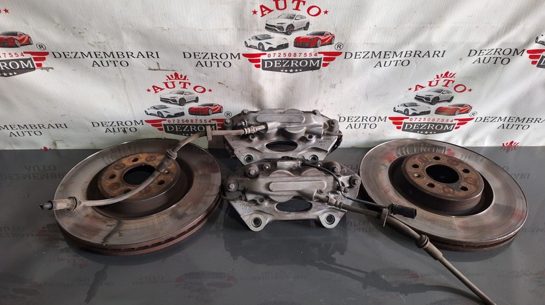 Set etrier frana fata 8R0615107E 8R0615108E AUDI A6 C7 Avant (4G5, 4GD) 3.0 TDI 218 cai CZVB