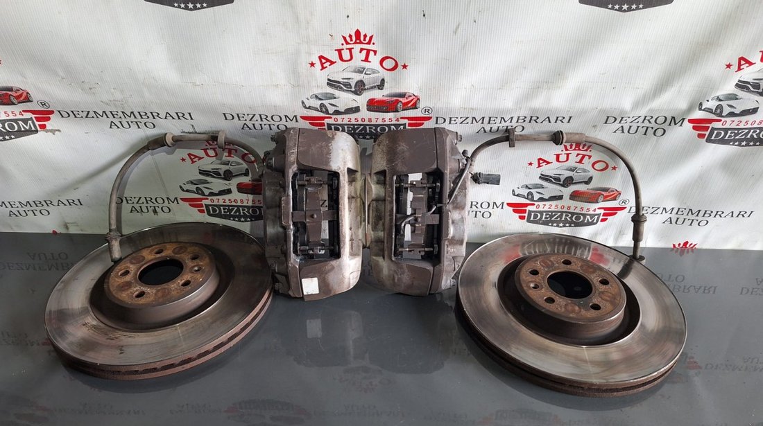 Set etrier frana fata 8R0615107E 8R0615108E AUDI A6 C7 Avant (4G5, 4GD) 2.0 TFSI quattro 252 cai CYP