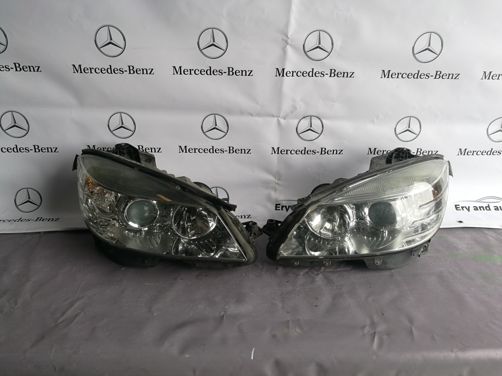 Set faruri fara xenon Mercedes C class w204