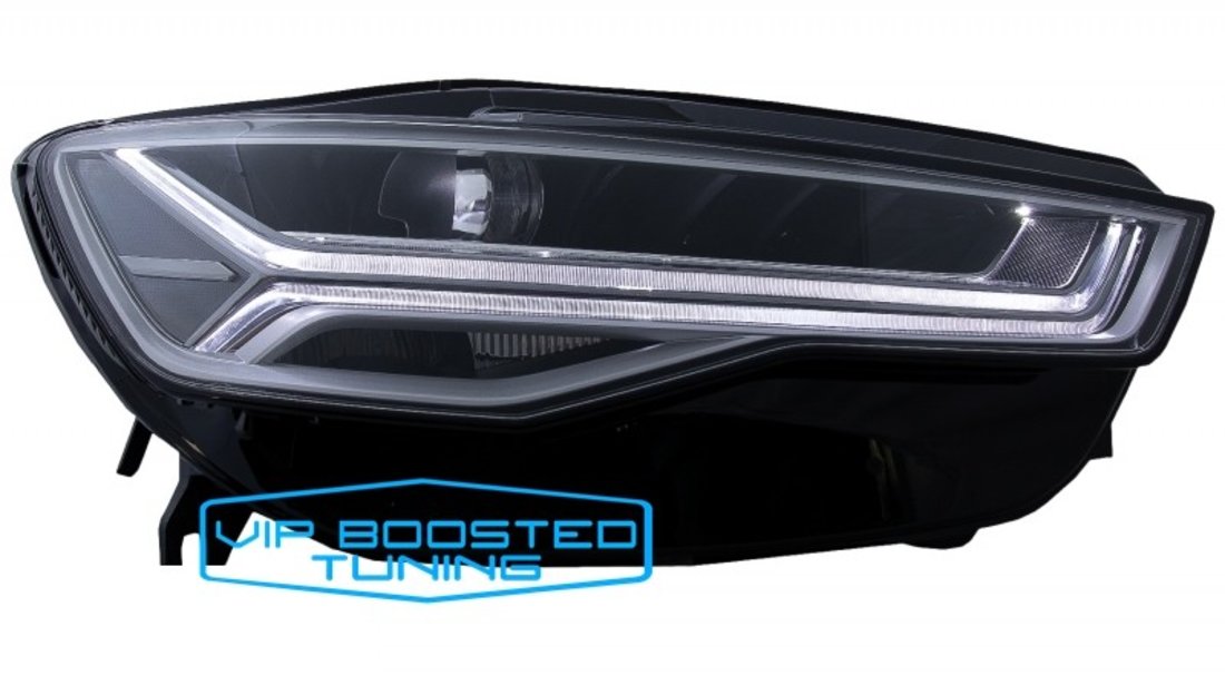 Set faruri Full LED Audi A6 4G C7 (2011-2018) upgrade de la xenon Matrix Design
