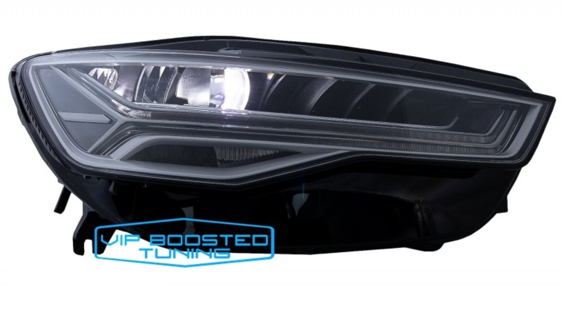 Set faruri Full LED Audi A6 4G C7 (2011-2018) upgrade de la xenon Matrix Design