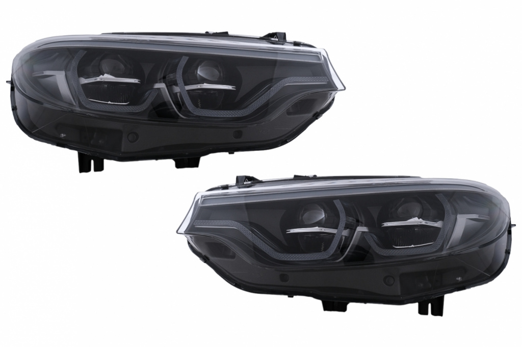 Set Faruri Full Led Compatibil Cu Bmw Seria 4 F32 F33 F36 2013-2019 Conversie De La HID La LED HLBMF32NLB