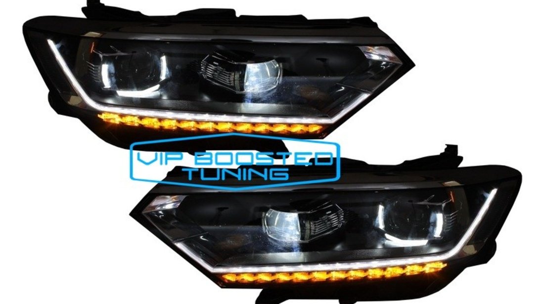 Set Faruri Full LED VW Passat B8 3G semnalizare dinamica (2014-2019) Matrix Look