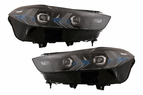 Set Faruri Led Compatibil Cu Bmw X5 G05 X6 G06 2019-2022 Upgrade De La Laser La 2024 LCI Design HLBM...