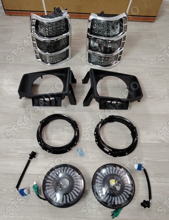 SET FARURI LED CU SEMNALIZARE SI STOPURI LED PENTRU MITSUBISHI PAJERO 1991-1999 [V2]