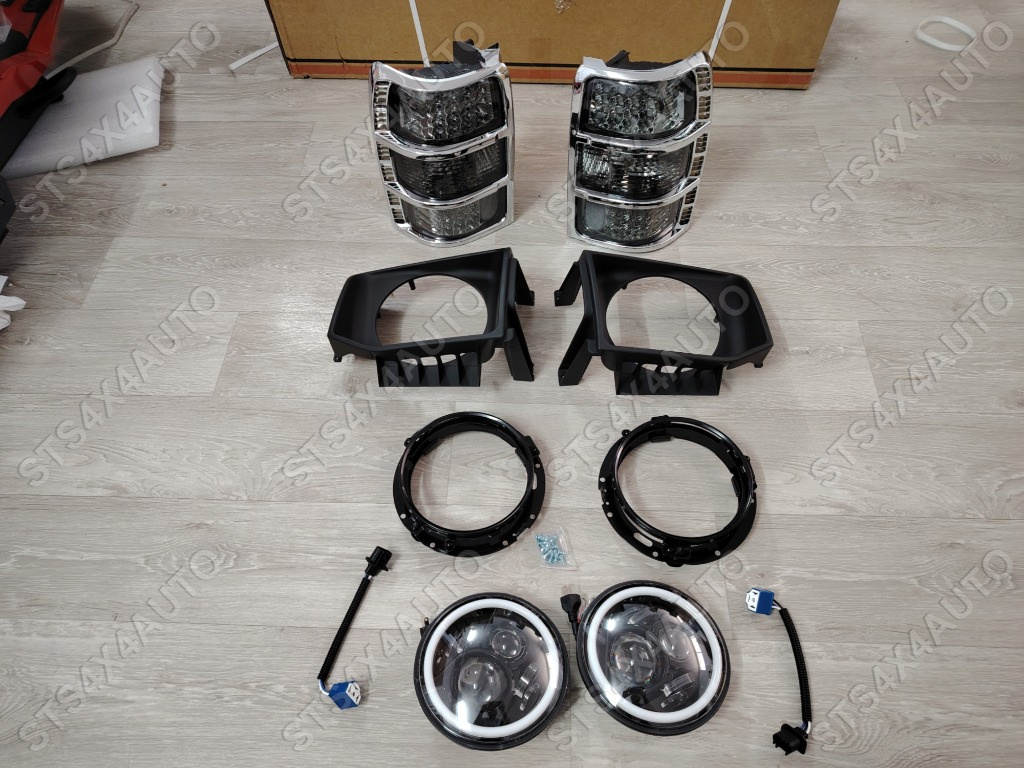 SET FARURI LED CU SEMNALIZARE SI STOPURI LED PENTRU MITSUBISHI PAJERO 1991-1999 [V1]