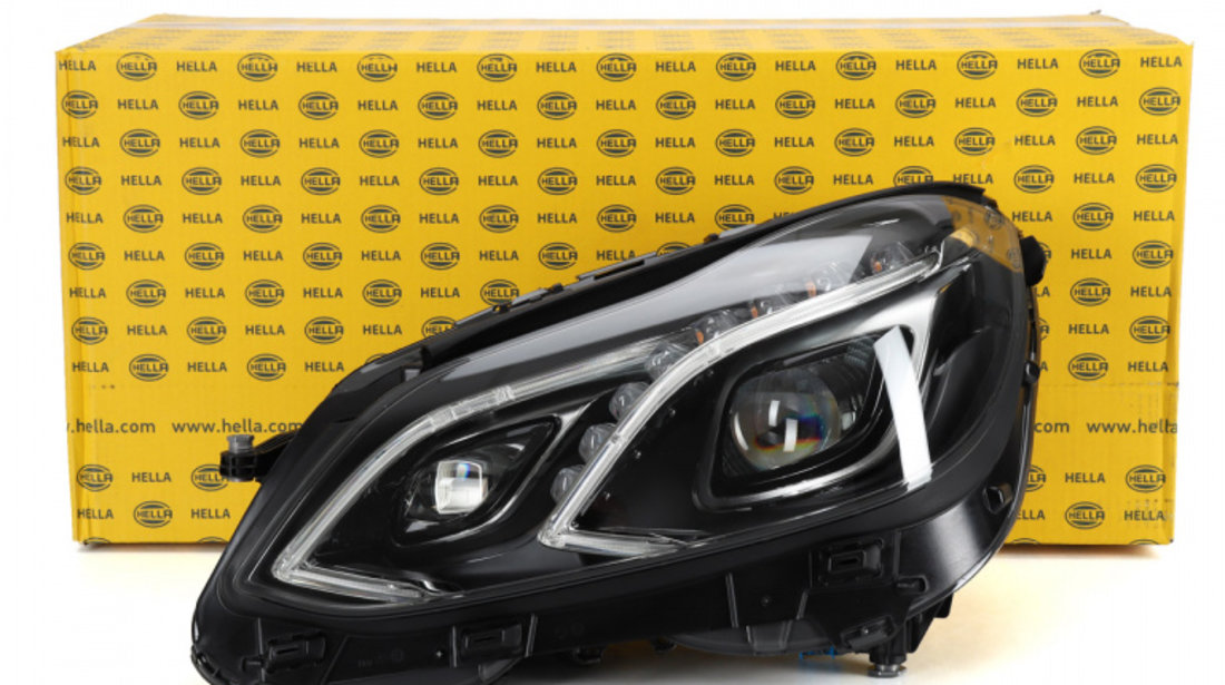 Set Faruri Led Dreapta + Stanga Hella Mercedes-Benz E-Class W212 2013-2016 1EX 011 066-681 + 1EX 011 066-671