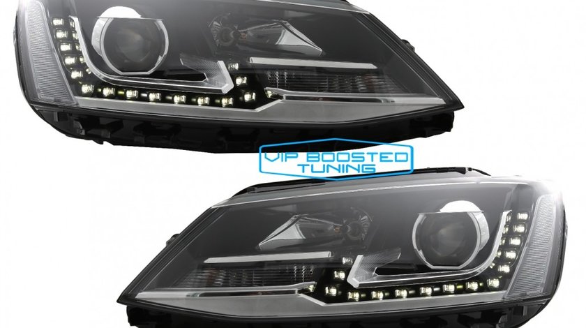Set faruri LED DRL VW Jetta Mk6 VI (2011-2017) GTI OEM Design