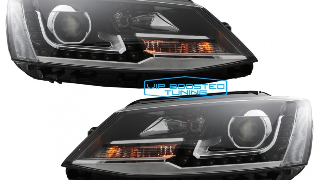 Set faruri LED DRL VW Jetta Mk6 VI (2011-2017) GTI OEM Design