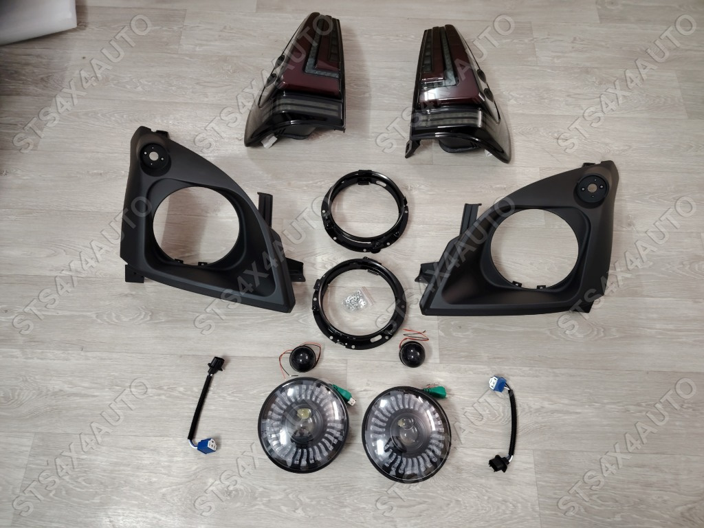 SET FARURI LED SI STOPURI LED CU DYNAMIC SEMNALIZARE PENTRU TOYOTA LAND CRUISER PRADO FJ120 2003-2009 [V2]