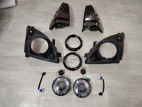 SET FARURI LED SI STOPURI LED CU DYNAMIC SEMNALIZARE PENTRU TOYOTA LAND CRUISER PRADO FJ120 2003-200...