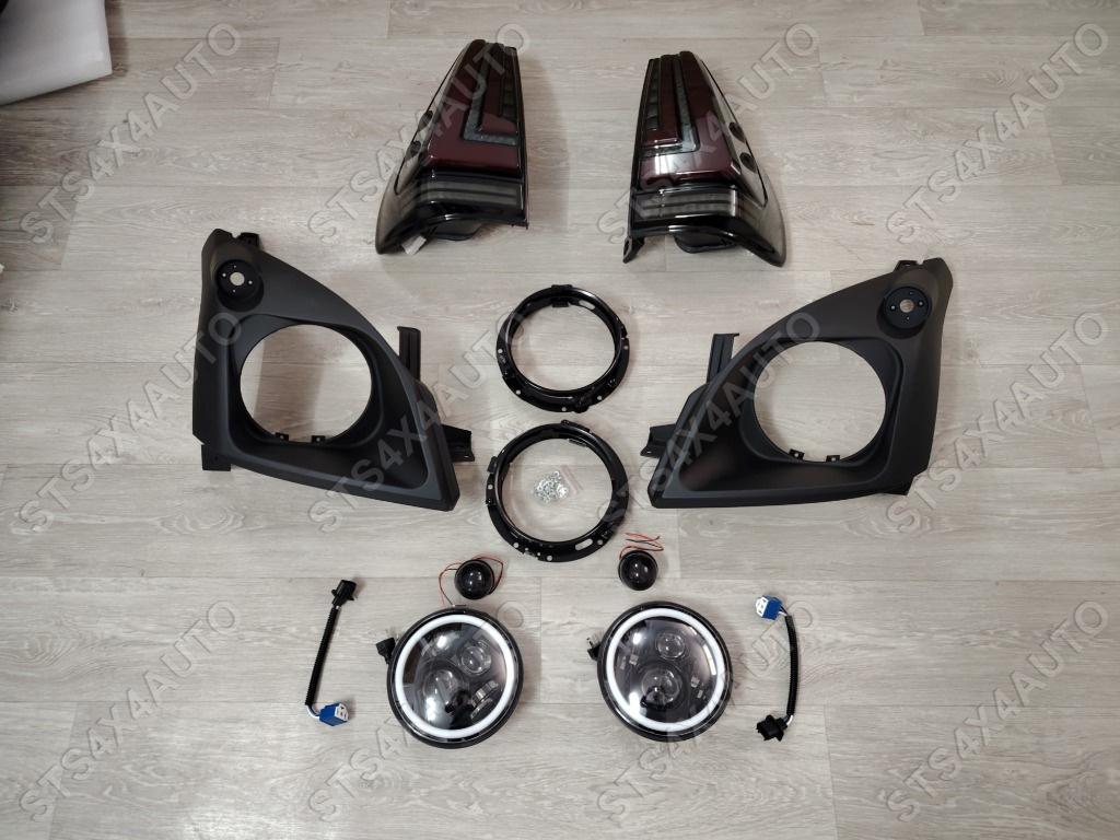 SET FARURI LED SI STOPURI LED CU DYNAMIC SEMNALIZARE PENTRU TOYOTA LAND CRUISER PRADO FJ120 2003-2009 [V1]