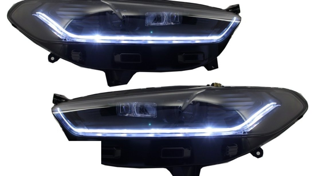 Set faruri noi LED Ford Focus MK5 2013-2016 echipate cu faruri halogen.