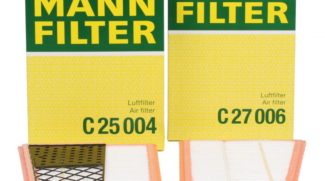 Set Filtre Aer Mann Filter C25004 + C27006