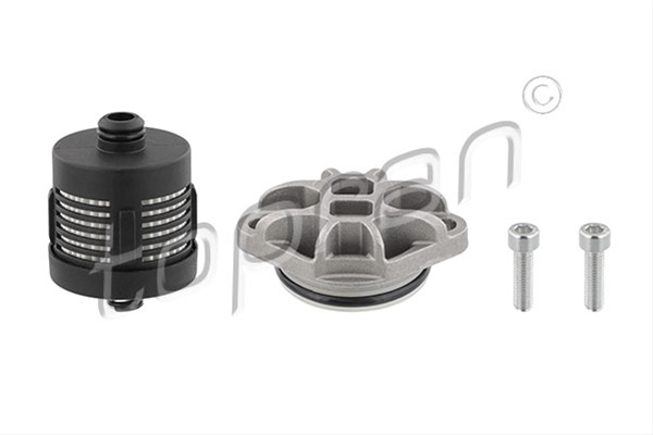 Set Filtru Ulei + Capac + 2 Suruburi Hans Pries Topran Volvo 600 542