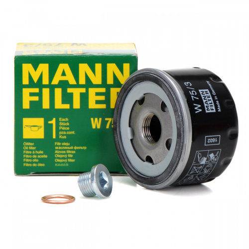 Set Filtru Ulei Mann Filter W75/3 + Buson Golire Baie Ulei Fa1 518.471.001 + Garnitura Buson Golire ...