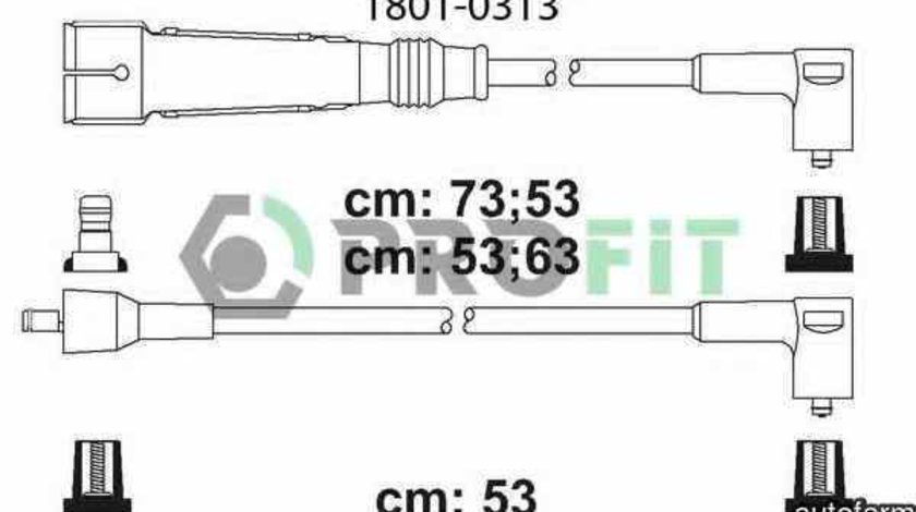 Set fise bujii AUDI 80 (81, 85, B2) VAG 803 998 031