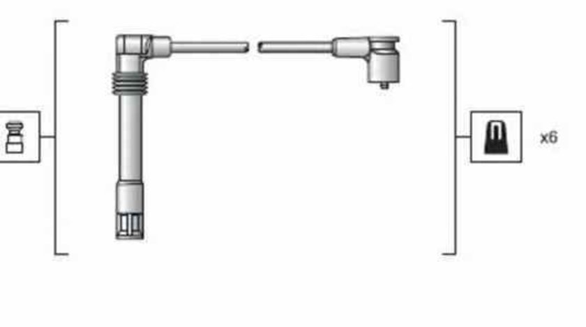 Set fise bujii AUDI A4 8E2 B6 MAGNETI MARELLI 941318111162