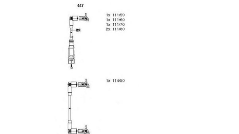 Set fise bujii Audi AUDI 80 (8C, B4) 1991-1994 #2 0300890612