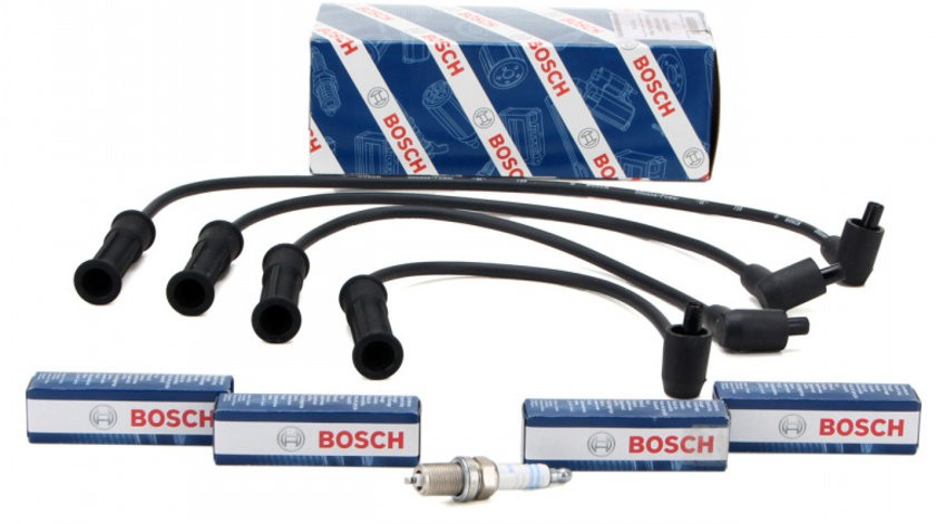 Set Fise Bujii Bosch 0 986 357 253 + Set 4 Buc Bujie Bosch 0 242 235 666