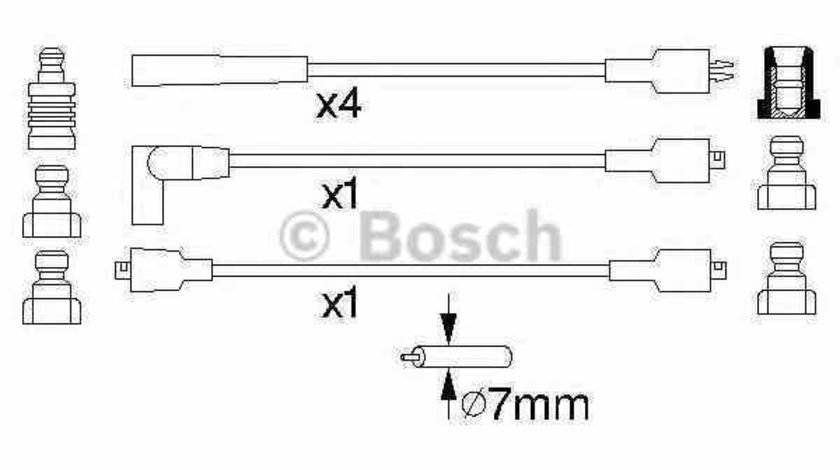 Set fise bujii CHRYSLER VOYAGER I AS BOSCH 0 986 356 834