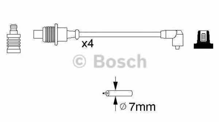 Set fise bujii CITROËN BERLINGO caroserie M BOSCH 0 986 356 767