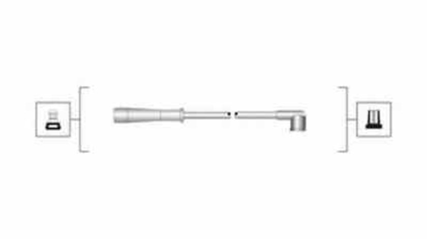 Set fise bujii DACIA LOGAN LS MAGNETI MARELLI 941319170029