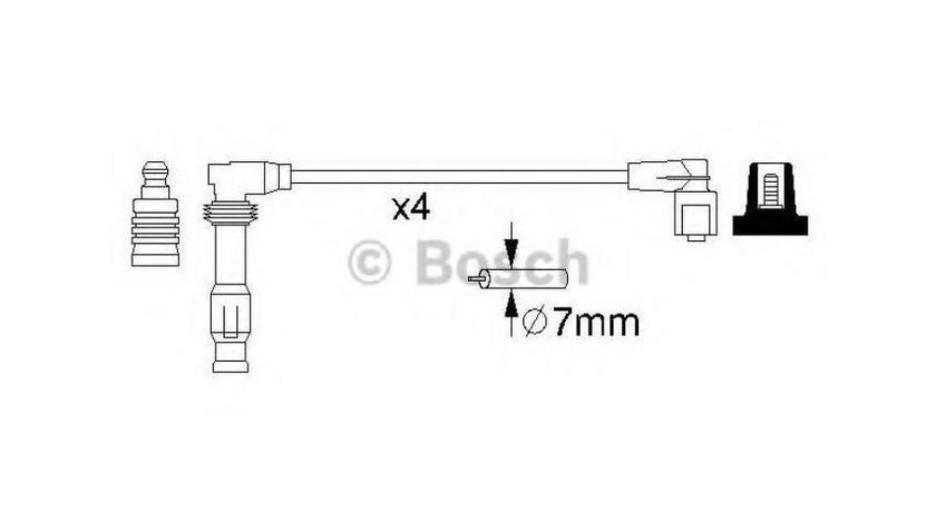 Set fise bujii Daewoo LEGANZA (KLAV) 1997-2004 #2 0986356986