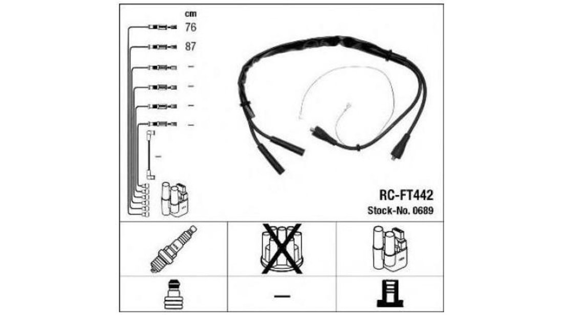 Set fise bujii Fiat 126 1972-2000 #2 0300890981