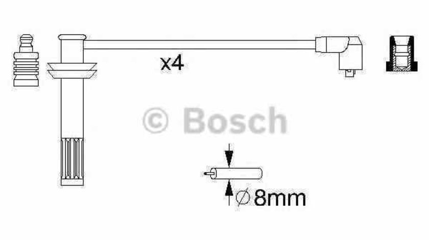 Set fise bujii FIAT COUPE FA/175 BOSCH 0 986 356 709