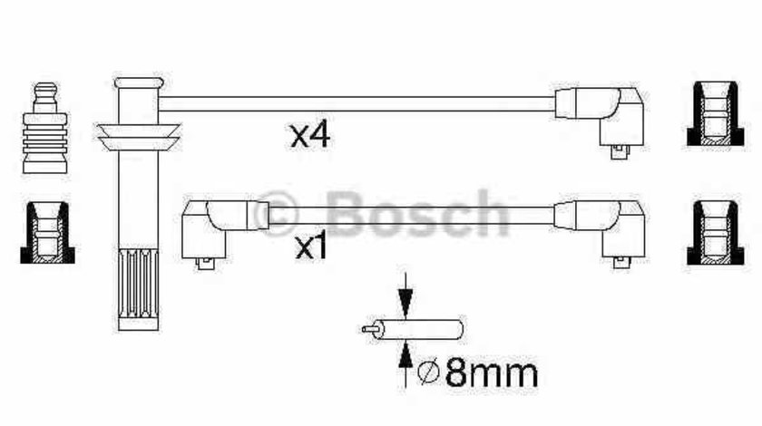Set fise bujii FIAT COUPE FA/175 BOSCH 0 986 356 791