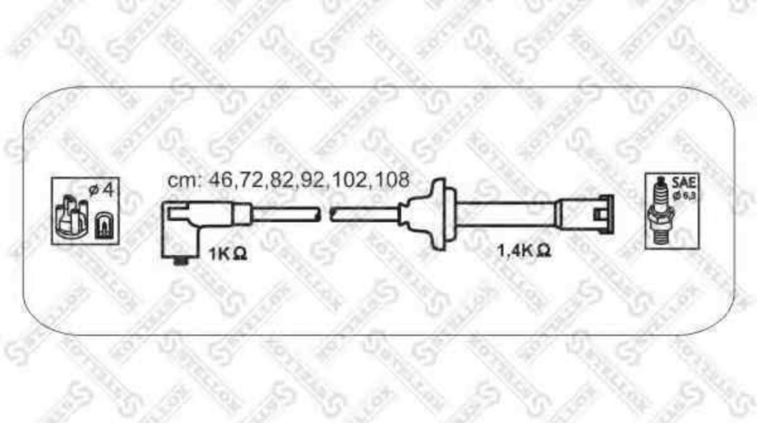 Set fise bujii FIAT CROMA (154) FIAT 60564151