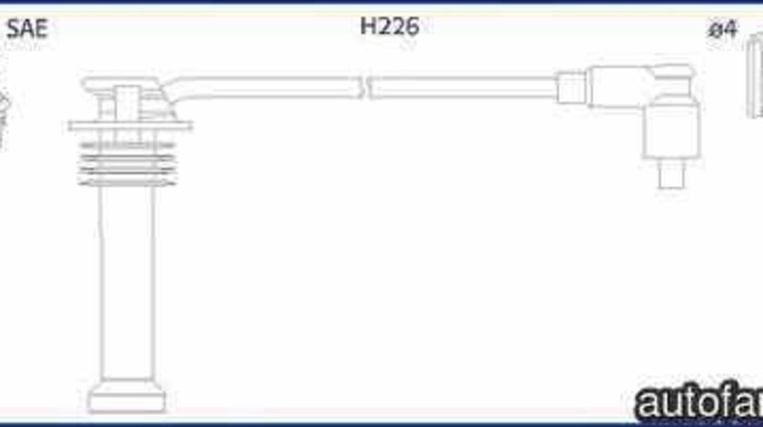 Set fise bujii FORD FOCUS limuzina DFW HÜCO 134672