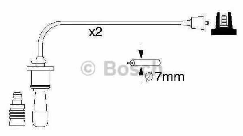 Set fise bujii HYUNDAI H-1 / STAREX BOSCH 0 986 356 991