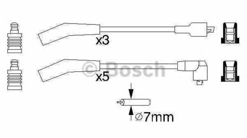 Set fise bujii LAND ROVER RANGE ROVER II LP BOSCH 0 986 356 819