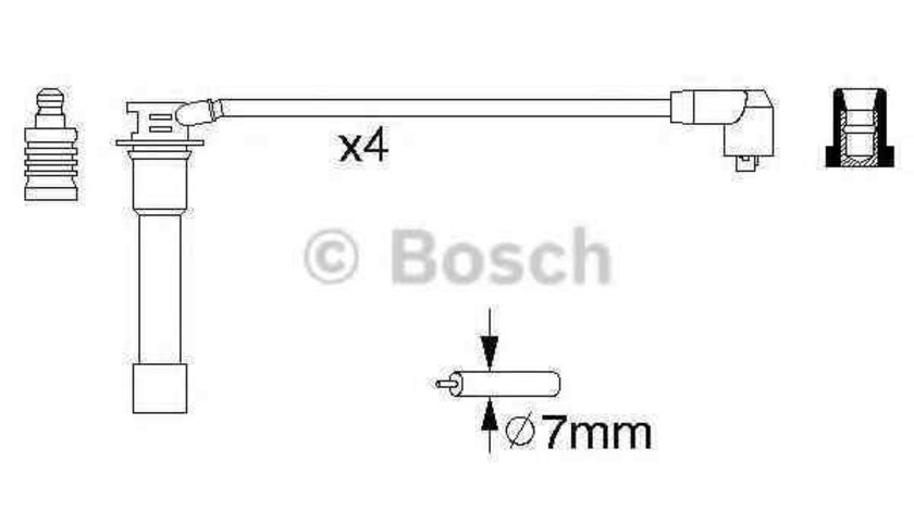 Set fise bujii MAZDA MX-5 I (NA) BOSCH 0 986 356 742