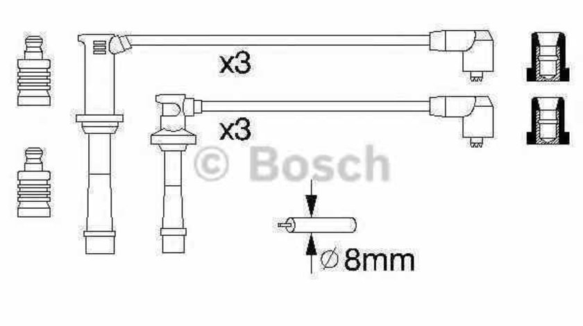 Set fise bujii MAZDA XEDOS 6 CA BOSCH 0 986 356 966