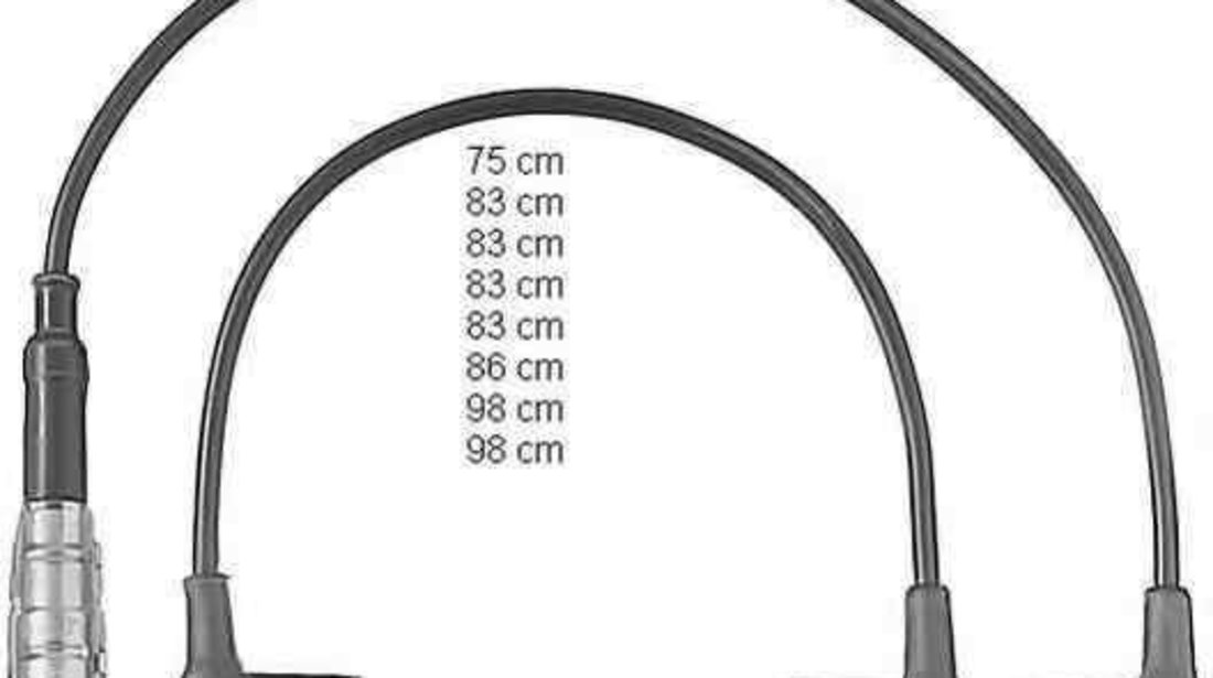 Set fise bujii MERCEDES-BENZ S-CLASS cupe (C126) BERU ZEF566