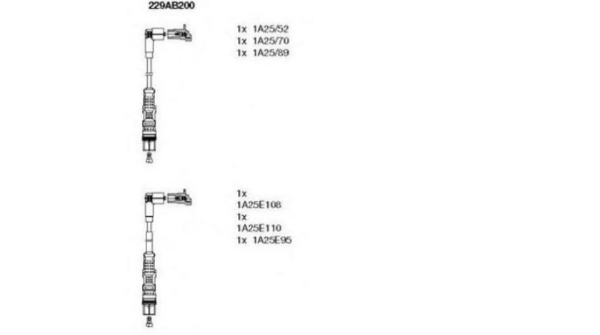 Set fise bujii Mercedes V-CLASS (638/2) 1996-2003 #2 021905409AB