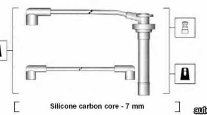 Set fise bujii NISSAN MICRA II K11 MAGNETI MARELLI 941295040853